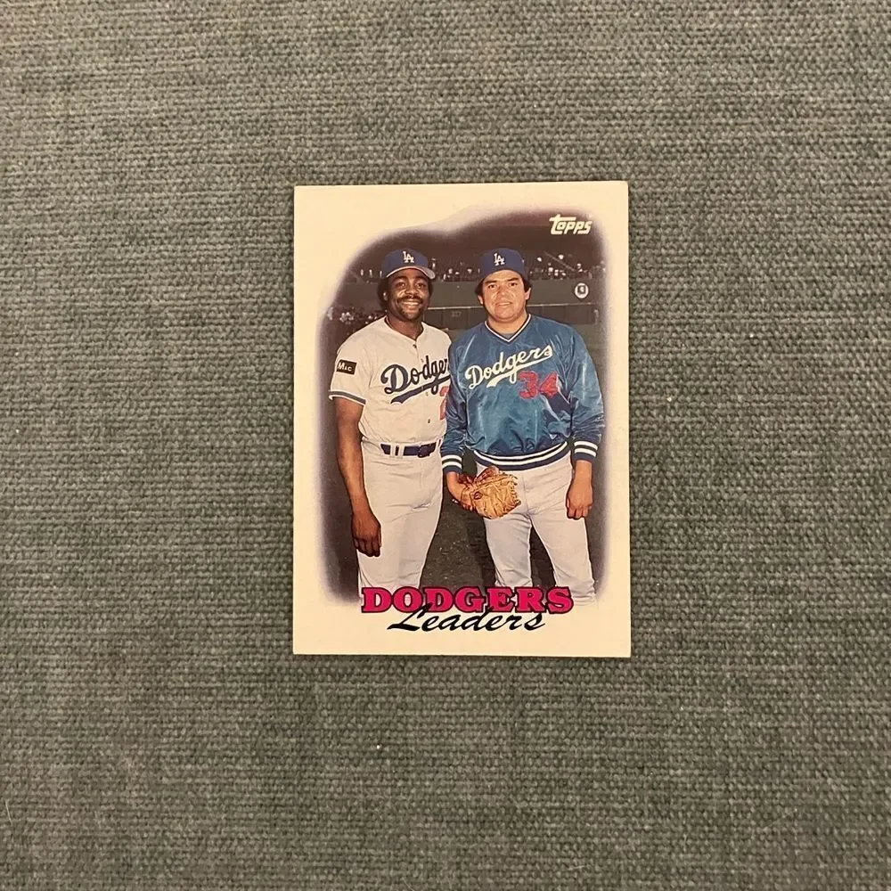 1988 Topps Los Angeles Dodgers Baseball Card Trading Card